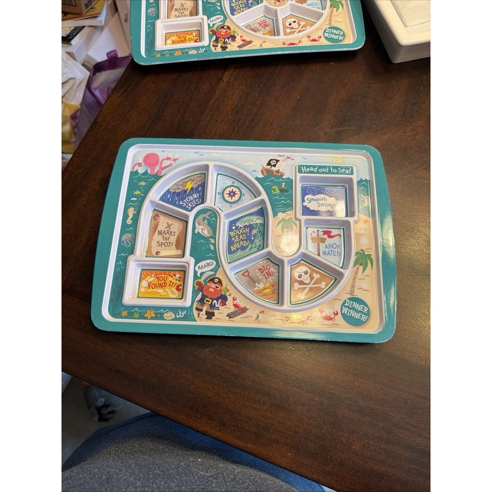 Fred & Friends Dinner Winner kids plate divided fussy eaters